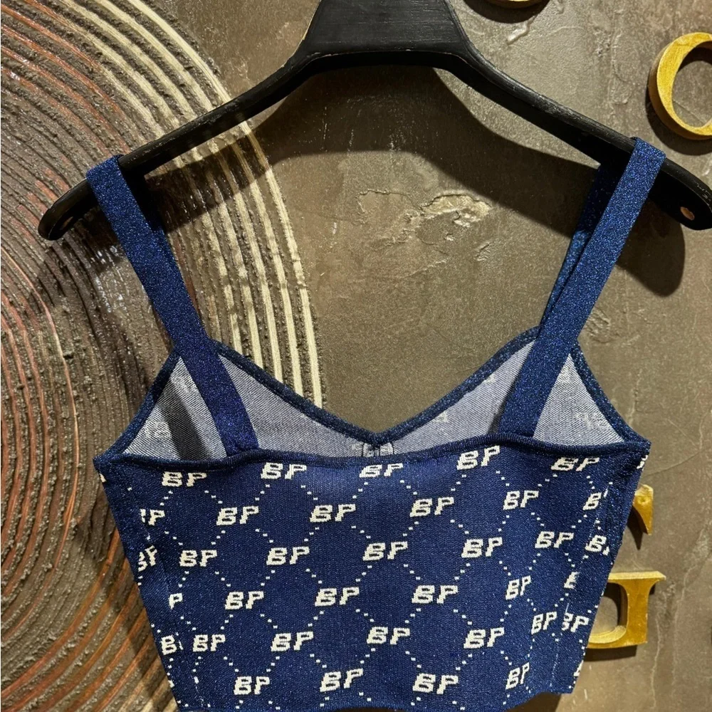 Baum und pferdgarten dico 80s Blue Patterned Women's two piece set - Picture 6 of 8